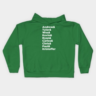 The Latest Dudes of Christmas Movies! Kids Hoodie